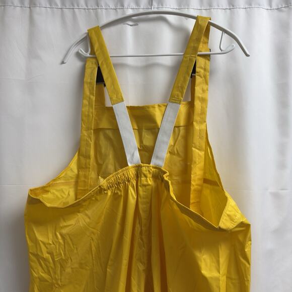 Premium Men's Polyester Rainsuit Bib 2XL HD44339 Adjustable Should Straps - Picture 4 of 8